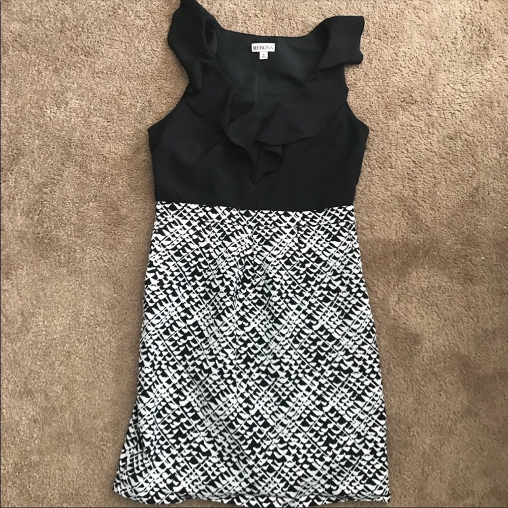 Merona ruffle collar dress